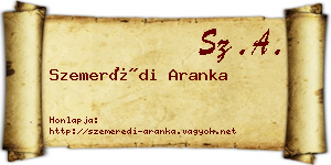 Szemerédi Aranka névjegykártya
